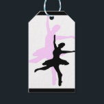 Ballerina Dance Pink & Black Geschenkanhänger<br><div class="desc">Das ist ein Ballerina-Tanzdesign. Dieses Design wurde zu Ehren aller Ballerina-Tänzer da draußen gemacht,  die so hart arbeiten,  um ihr Talent zu perfektionieren. Andere Produkte mit diesem gleichen Design finden Sie in diesem Laden.</div>
