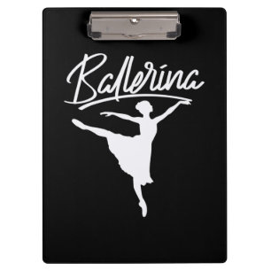 Ballerina Dancer Klemmbrett