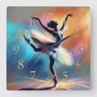 Ballerina Dancer Pastel Zeichne farbenfroh