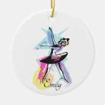 Ballerina Dancer Thema Wasserfarbe