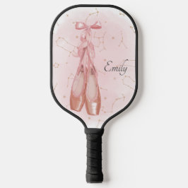 Ballerina Dancer Thema Wasserfarbe Pickleball Schläger
