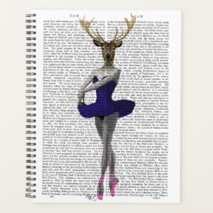 Ballerina Deer in Blue Planer