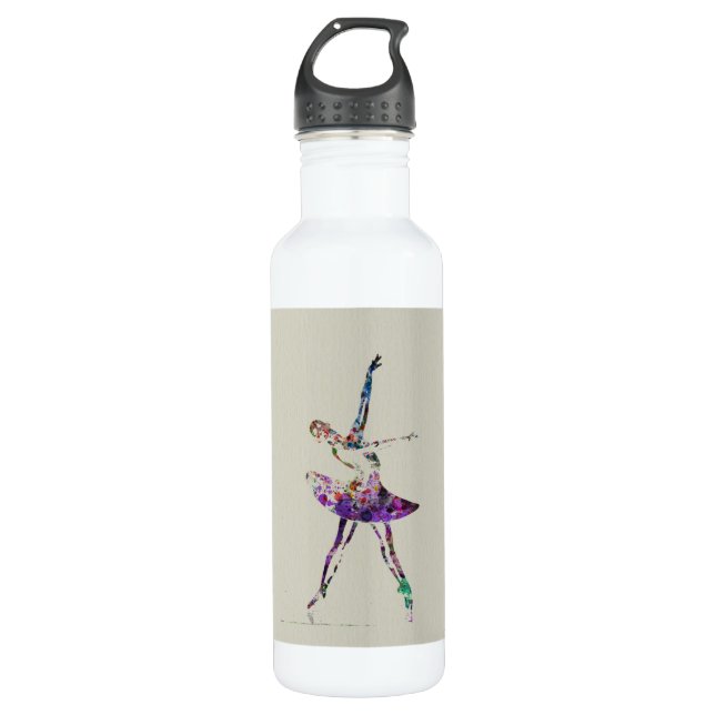 Ballerina Edelstahlflasche (Vorderseite)
