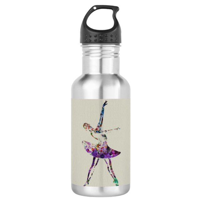 Ballerina Edelstahlflasche (Vorderseite)