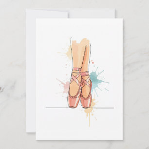 Ballerina Einladung