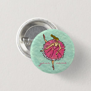 Ballerina en Pointe Button