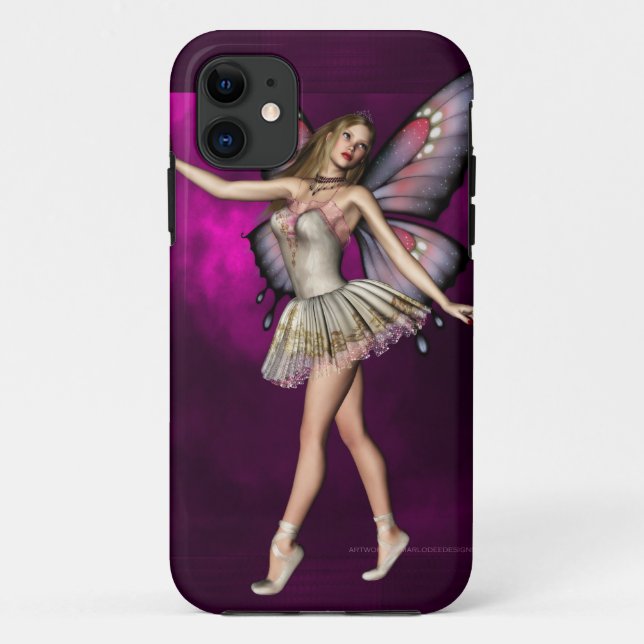 Ballerina Fairy Artwork D1 iPhone 5 ID Case (Rückseite)