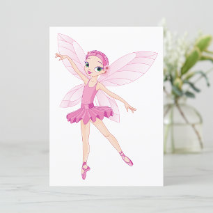 Ballerina Fairy Einladungen