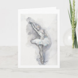 Ballerina Faltkarte Karte