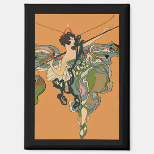 Ballerina Fee Mit Laternen Magnet