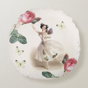 Ballerina Fee Rundes Kissen