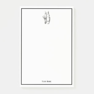 Ballerina Feet auf Pointe #1 Post-it Klebezettel