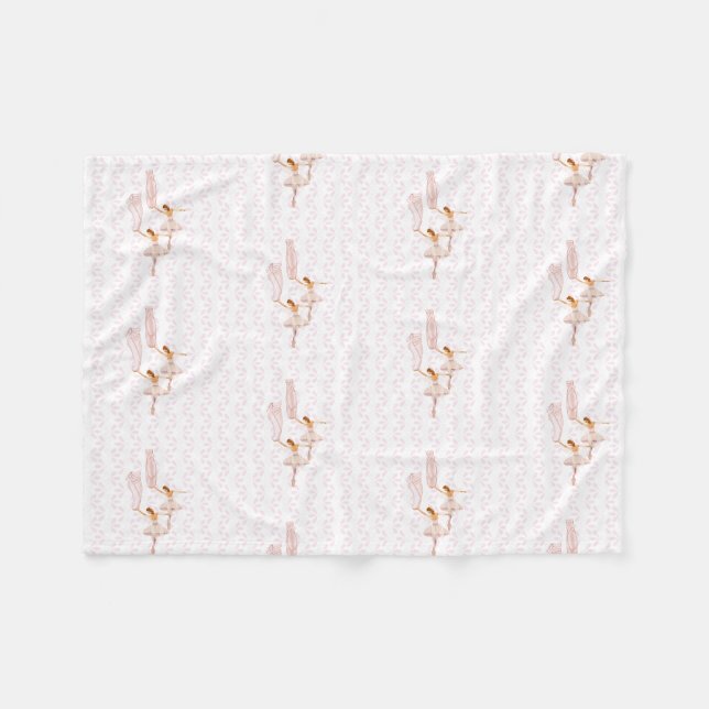 Ballerina Fleecedecke (Vorderseite (Horizontal))