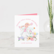 Ballerina Florals Empfänger Name Vielen Dank