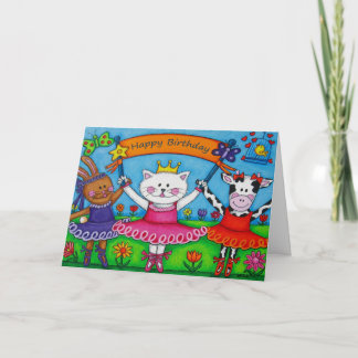 Ballerina Friends Geburtstagskarte Karte