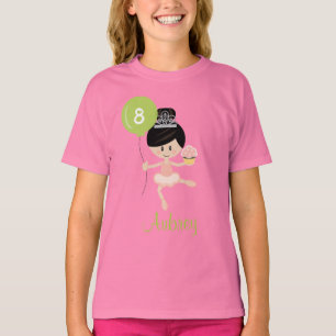 Ballerina-Geburtstag scherzt Wecker-T - T-Shirt
