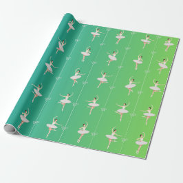Ballerina Geschenkpapier Girl für Weihnachten