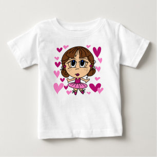 Ballerina Girl Baby Tutu Bodysuit T-shirt