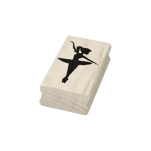 Ballerina Girl Gummistempel
