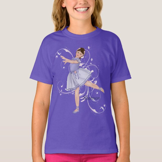 Ballerina Girl Pastel T-Shirt (Vorderseite)