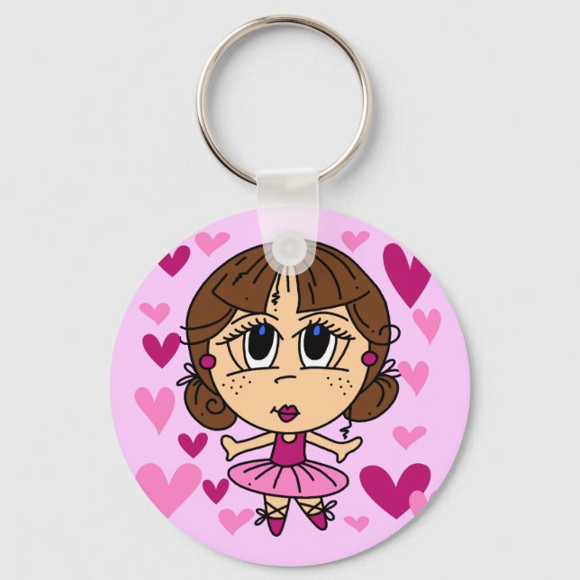 Ballerina Girl Schlüsselanhänger (Vorderseite)