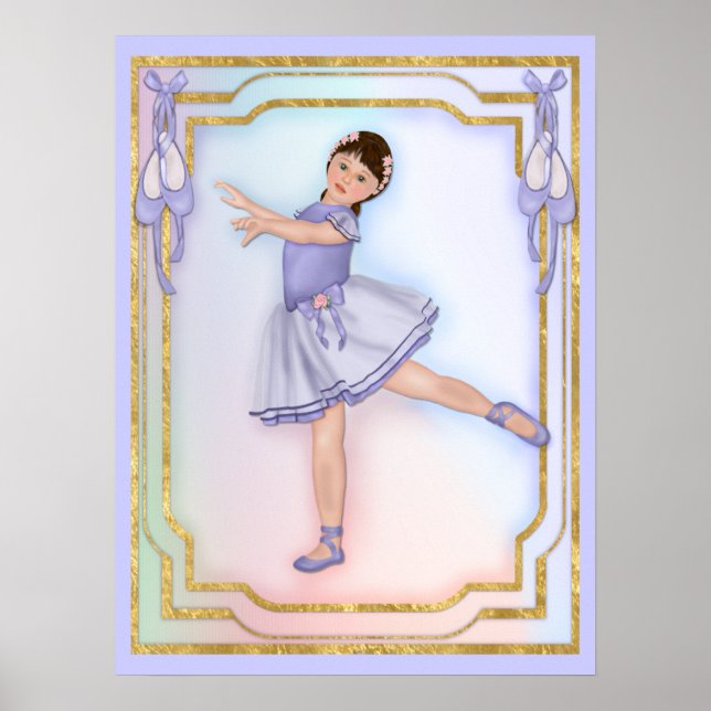 Ballerina Girl Tanzen Poster (Vorne)