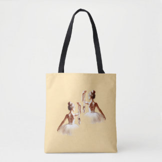 "Ballerina Grace - Artistic Water Tote Bag" Tasche