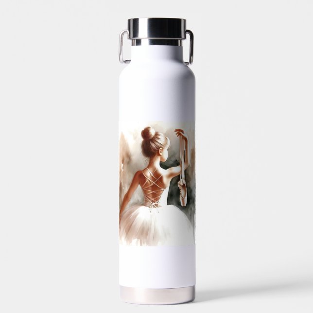 "Ballerina Grace - Bouteille d'eau inspirée de la  (Avant)