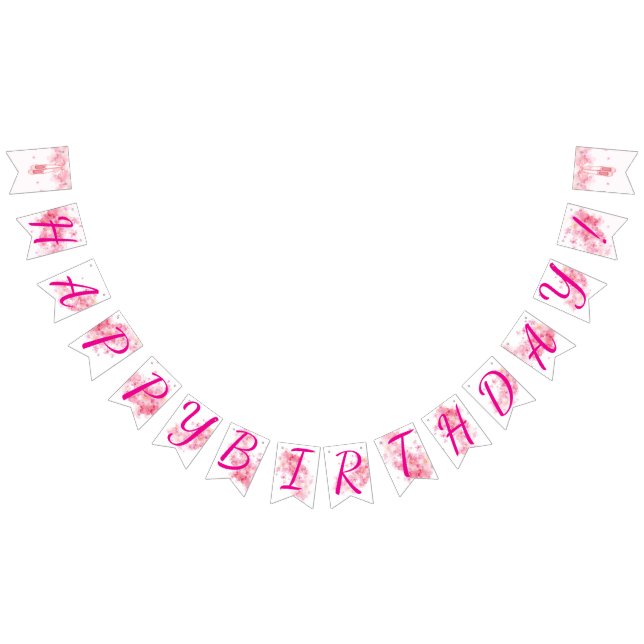 Ballerina Happy Birthday Banner (Alle)