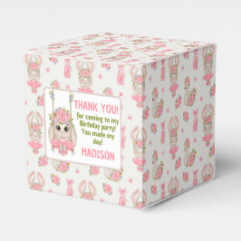 Ballerina-Hasen-Pastellpink-Mädchen Geschenkschachtel