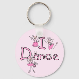 Ballerina I Dance T - Shirt und Geschenke Schlüsselanhänger
