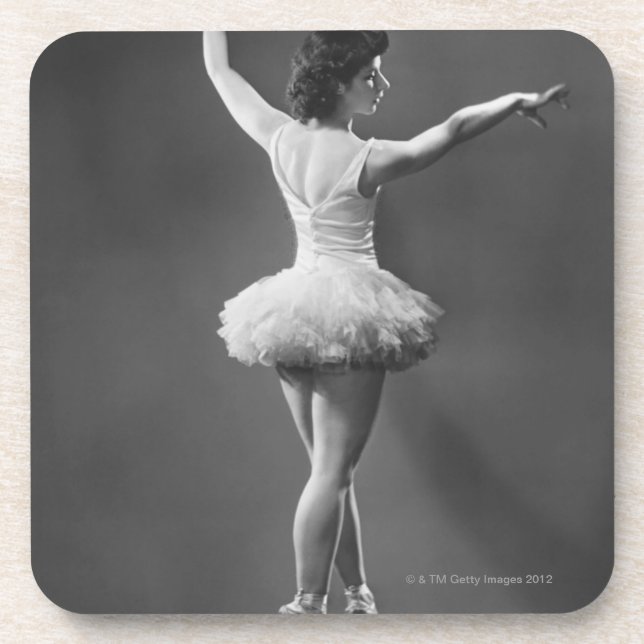 Ballerina im Ballettröckchen Untersetzer (Vorderseite)