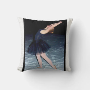 Ballerina im Schnee - Kissen