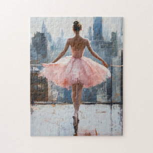 Ballerina in der Stadt Impressionist