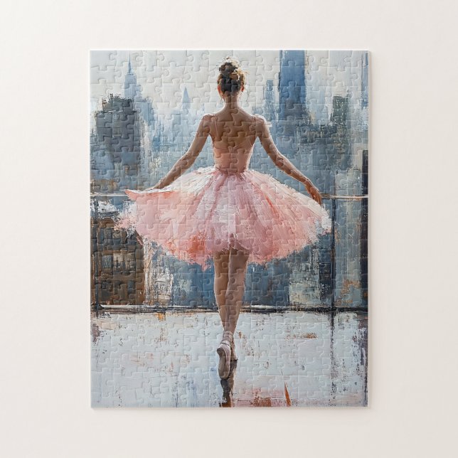 Ballerina in der Stadt Impressionist (Vertikal)