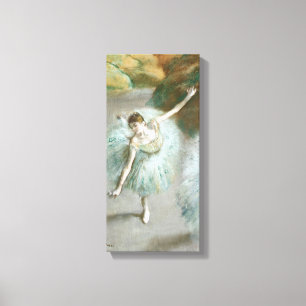 Ballerina in der Weißen Kunst Leinwanddruck