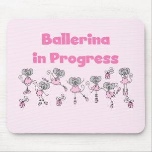 Ballerina in Progress T-Shirts und Geschenke Mousepad