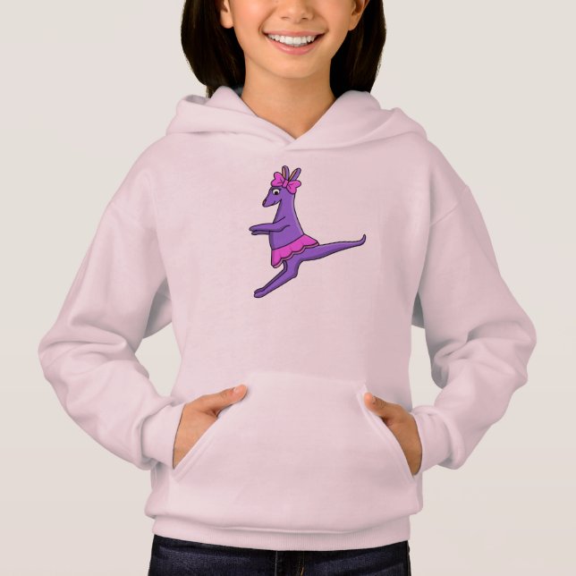Ballerina-Känguru Hoodie (Vorderseite)