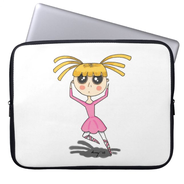 Ballerina Laptop Sleeve (Vorderseite)