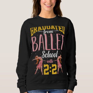 Ballerina Lifetstyle von der Ballettschule Sweatshirt