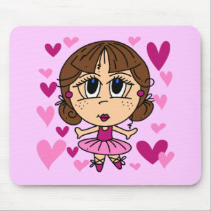 Ballerina-Mädchen Mousepad