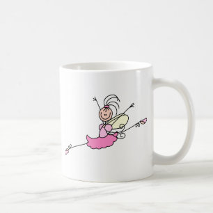 Ballerina Mädchen Stockfigur Tasse