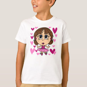 Ballerina-Mädchen T-Shirt