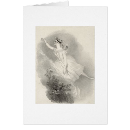 Ballerina Marie Taglioni Karte