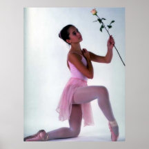 Ballerina mit Blume