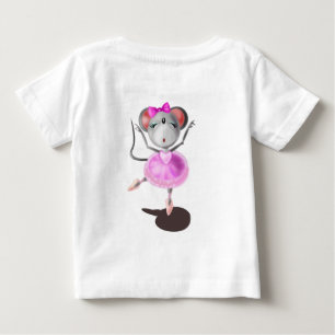 Ballerina Mouse Baby T-Shirt Ballet Dancer