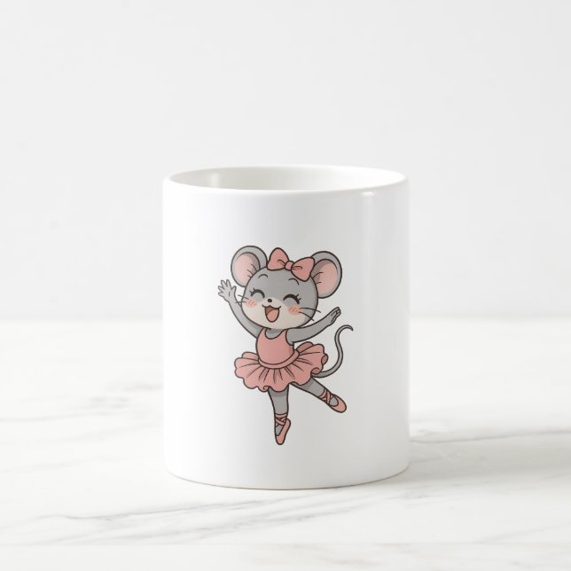 Ballerina Mouse Kaffeetasse (Mittel)