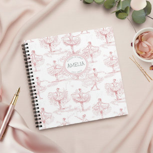 Ballerina Moves Muster Pink ID738 Notizbuch