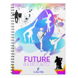 Ballerina Musicien Martial Artiste Spiral Carnet