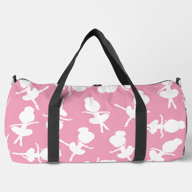 Ballerina Muster, Ballettmädchen, Balletttanz Duffle Bag (Vorderseite)